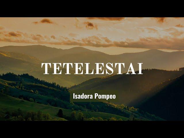 Tetelestai ‐ Isadora Pompeo letra