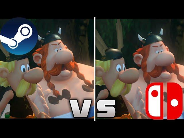 Asterix And Obelix XXl Remastered | Graphics Comparison (Switch vs PC)