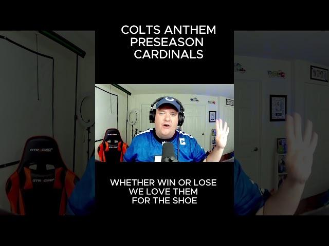 Colts vs Cardinals 2024 Pre Season Game 2 - Team Song Anthem