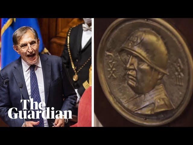 Ignazio La Russa: politician with fascist memorabilia elected speaker of Italy's upper house