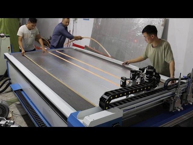 CNC machine for Pre insulated Phenolic Foam Duct sheet Making and Installation