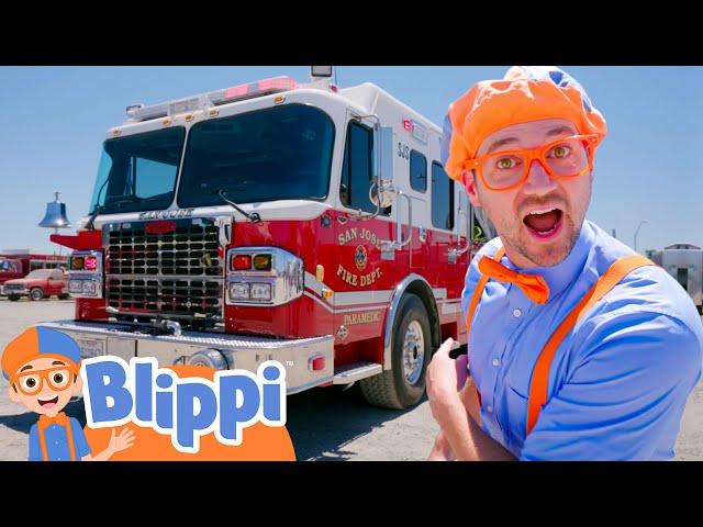 What Are Firetrucks and Emergency Vehicles? | Blippi & Meekah Learn | Educational Videos For Kids