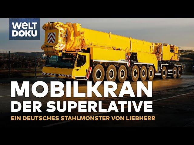 LIEBHERR MOBILKRAN LTM 1750 - So entsteht das Deutsche Stahlmonster auf Rädern | WELT HD Doku