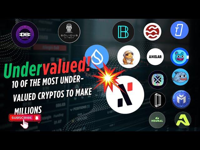 Top 10 Undervalued Altcoins Set to EXPLODE  (+ 2 Secret 100x Gems You CAN'T Miss!)