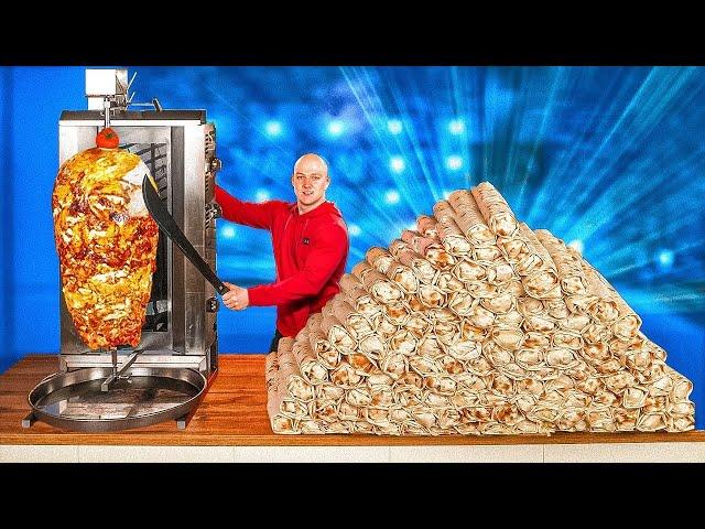 How Much Shawarma Will You Get From 1 Chicken Spit by VANZAI