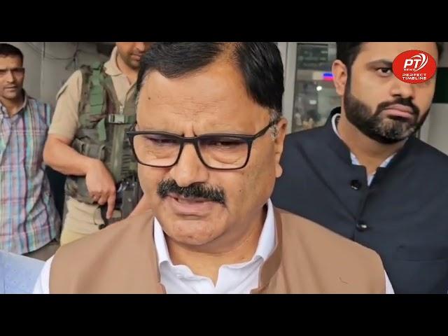 Cabinet Minister Jawed Ahmed Rana pahunche GMC, Poonch !njur€d ka jaana haal