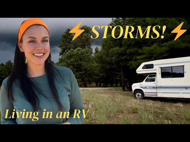 INSANE Lightning Storms, Monsoon Madness, & Wildflowers ️ + CheapRVliving Collab Announcement!