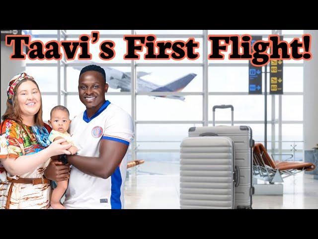 Taavi’s First Ever FLIGHT! | Travel | Vacation | Family | Vlog | DITL | Baby | The Bichanga Family