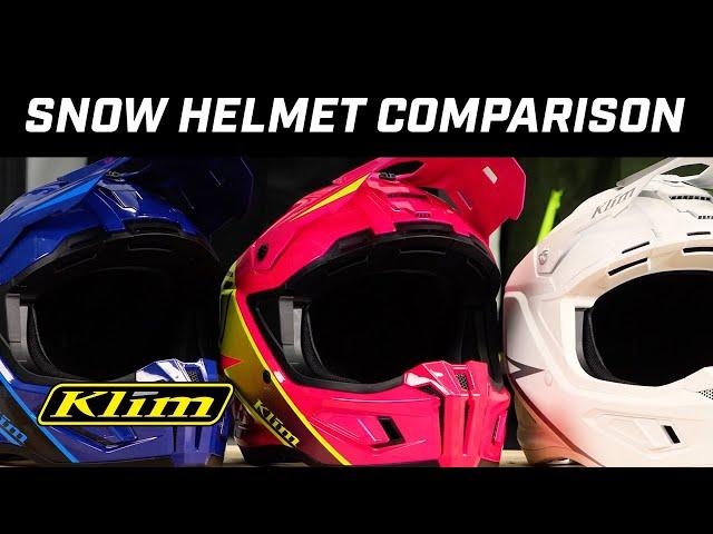 KLIM Snowmobile Helmets | Product Comparison