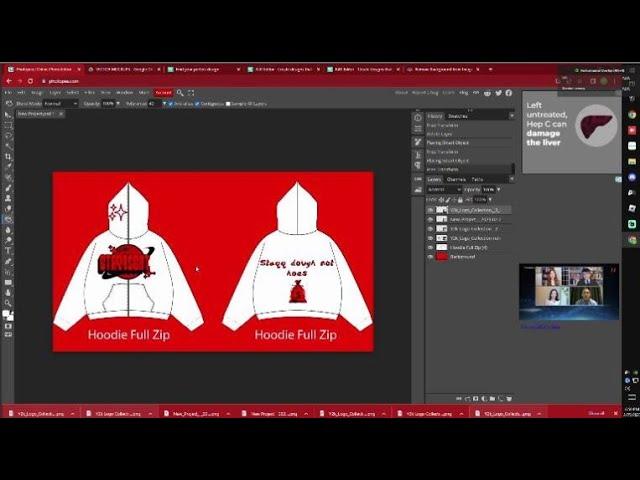 How to make FREE MOCK UPS for your clothing brand in  photopea 2023