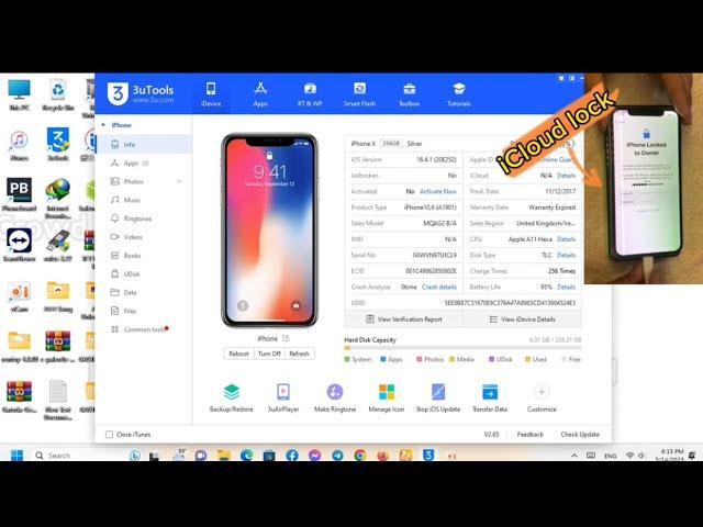 [FREE]BYPASS UNLOCK ICloud iPhone X IOS 15-16.5.1  Work 