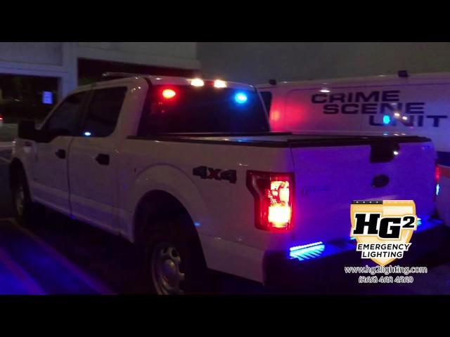 HG2 Emergency Lighting | Ford F150 lighting package Side Runners and Rear Runners (Blue/Red)