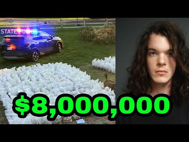 they found $8,000,000 worth of shrooms