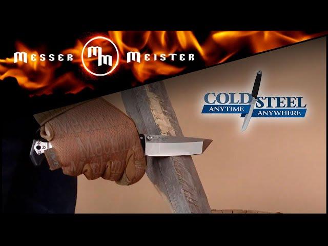 Режущий лом в работе - тест Cold Steel SR-1 Tanto