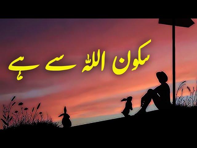 Sukoon ALLAH Se He | Spiritual Quotes Compilation Video | Listen the Islam Q.K