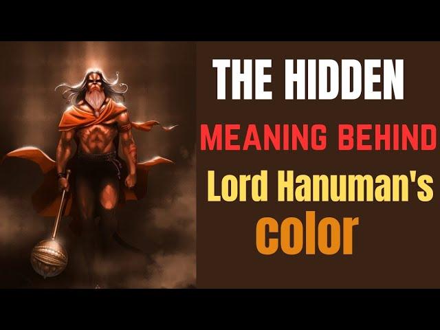 The Hidden Meanings behind Lord Hanuman's Color | Gyankbc