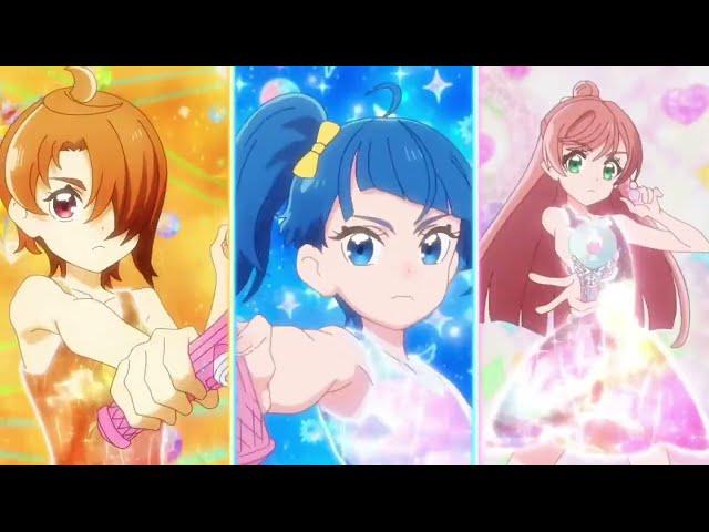 Hirogaru Sky Precure Trio Transformation (official cure prism version) 開闊天空！光之美少女：三人變身