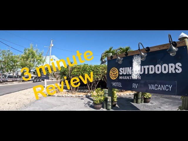 Sun Outdoors Review in 3 minutes  Marathon, Fl #sunoutdoors, #camping