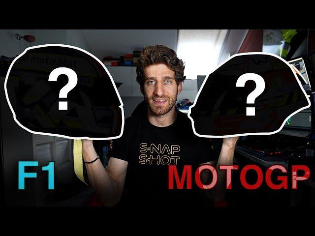 FORMULA 1 helmet VS MOTOGP helmet - What's different?