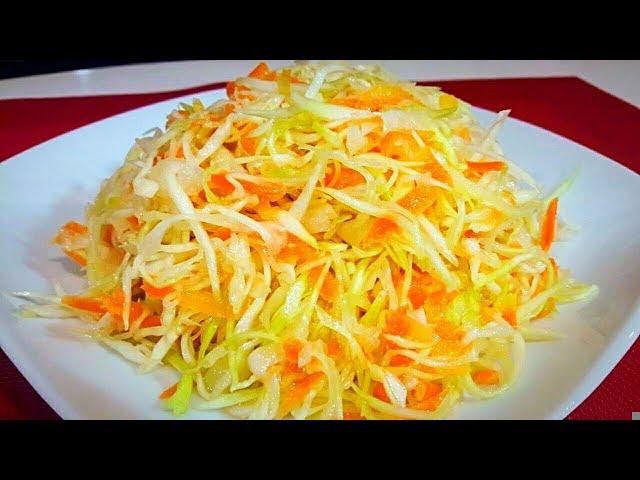 Dining Room Fresh Cabbage Salad How to Make Delicious Crispy Cabbage Salad with Vinegar