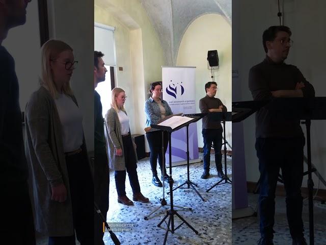 Elinor: Soundcheck before the concert in Malborghetto