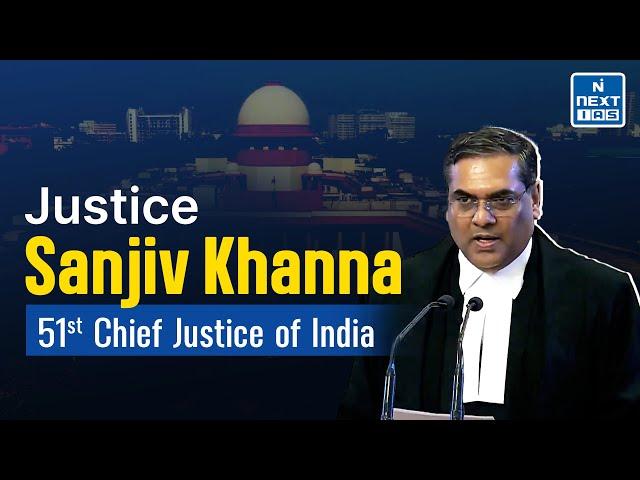 Justice Sanjiv Khanna: The 51st Chief Justice Of India #supremecourt #judiciary