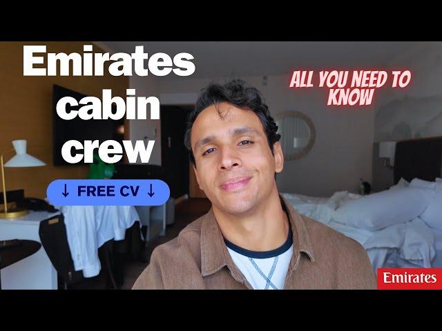 Emirates cabin crew interview 2024 + FREE CV template.