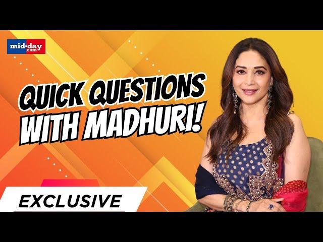 Madhuri Dixit on her favourite desserts, fitness regime and more