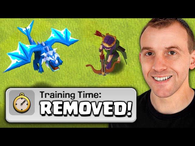 Training Time REMOVED from Clash of Clans!