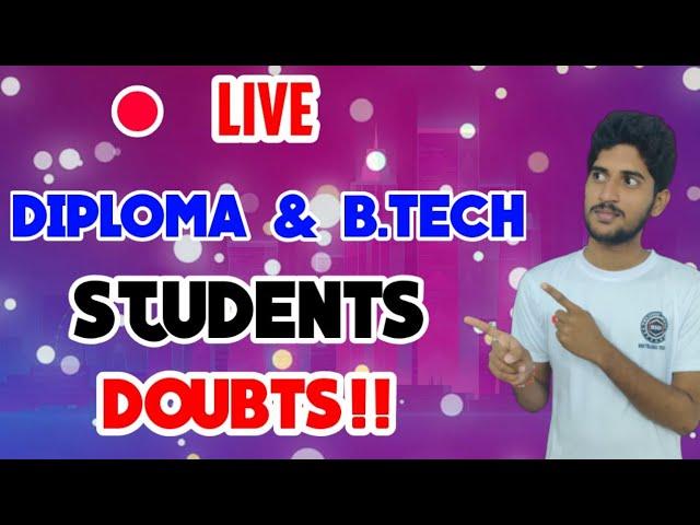 EDUCATIONAL STUDENTS DOUBTS || BSD LIVE WITH YOU