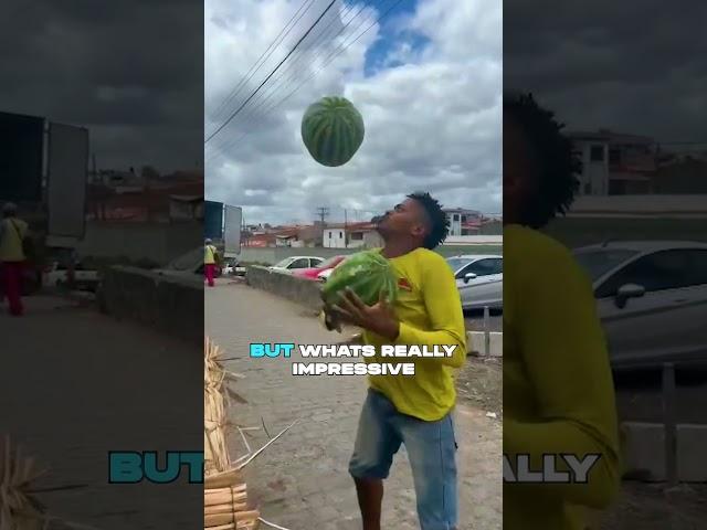 The Best Worker at the Watermelon Shop.. ‍️ (ig/sapinhodamelancia) #shorts