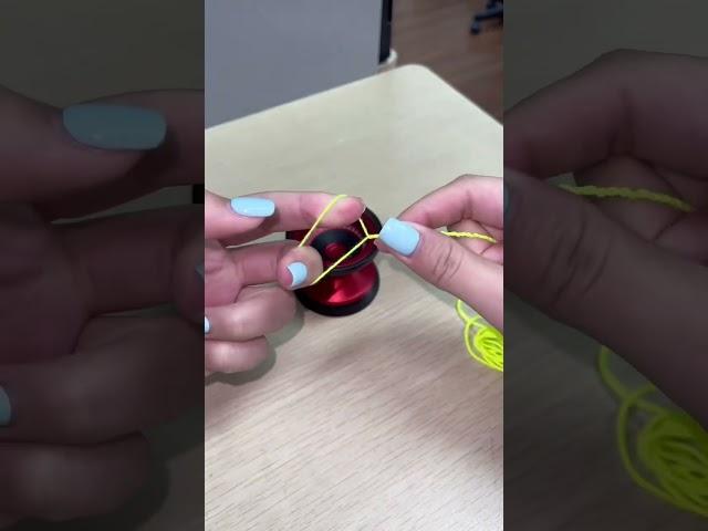 How to tie the string with V13#magicyoyo #yoyo #tutorial #yoyotricks #skills #toys #viral #shorts