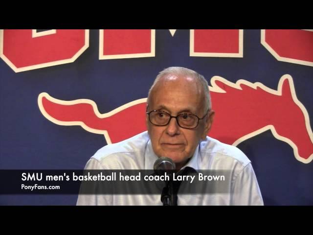 SMU men's basketball head coach Larry Brown