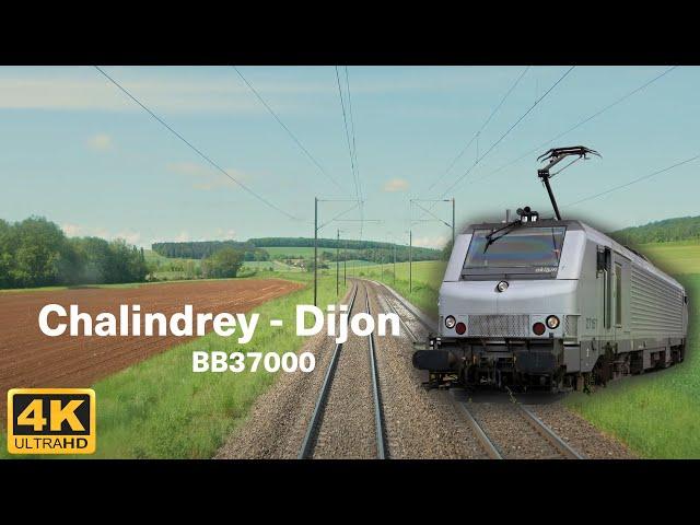 [CABRIDE 4K] Chalindrey - Dijon-Perrigny en BB37000