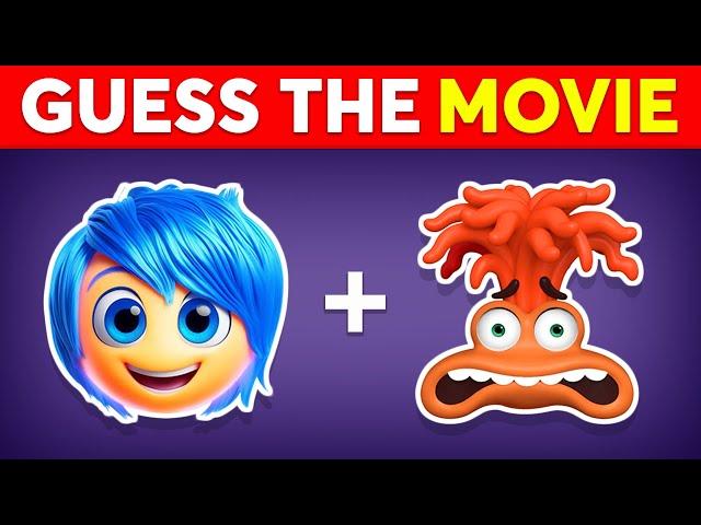 Guess The MOVIE by Emoji  INSIDE OUT 2 Movie Quiz | Monkey Quiz