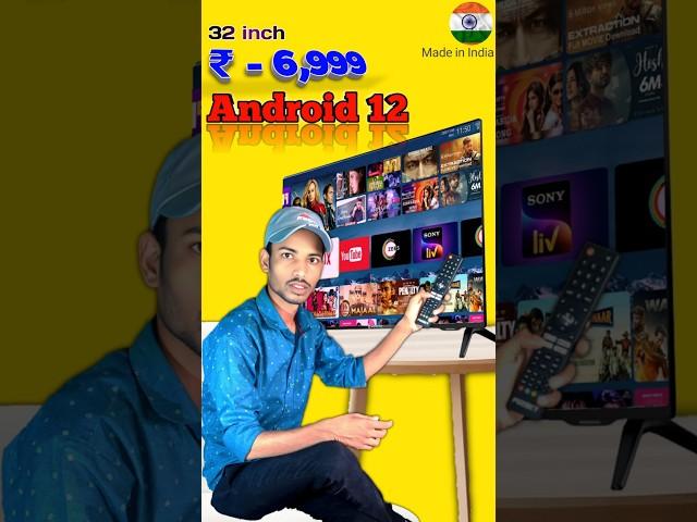 Foxsky Android 12 !! Smart Tv 32 Inch !! With Netflix Support #ytshorts #shortvideo #youtubeshorts
