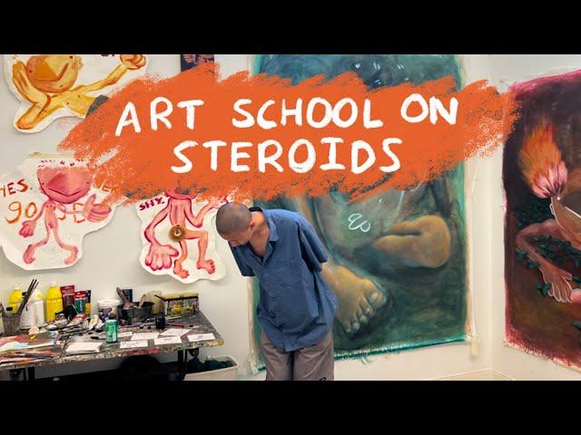 ART SCHOOL AT YALE NORFOLK ⭐️ the ultimate studio vlog