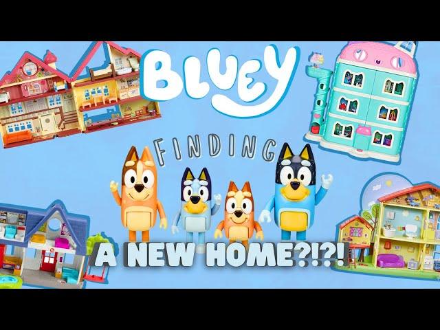 Bluey Playtime Adventures: Finding a New Family Home | Kid's Playtime Video #Bluey