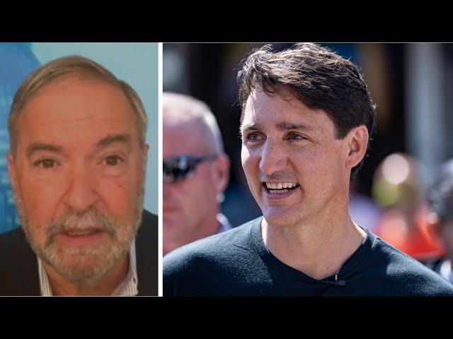 Trudeau could be "in trouble" with his Liberal caucus: Tom Mulcair | CANADIAN POLITICS