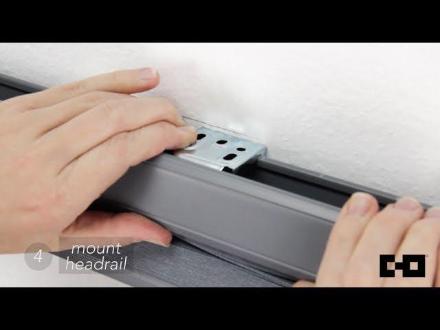 Chicology Home | Cordless Cellular Shade Tutorial - Mount Shade + Demo (Step 4/4)