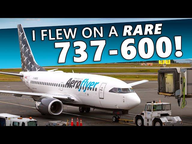 I Flew on a RARE Boeing 737-600!