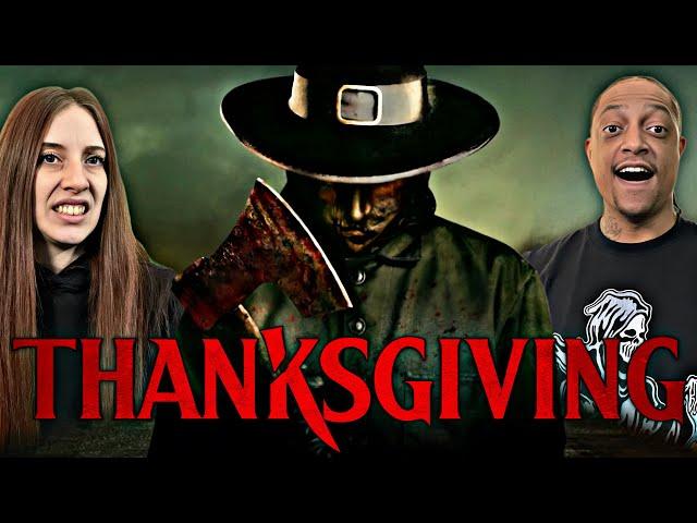 THANKSGIVING | MOVIE REACTION | OUR FIRST TIME WATCHING | REALLY SUPRISED US | BLACK FRIDAY HORROR