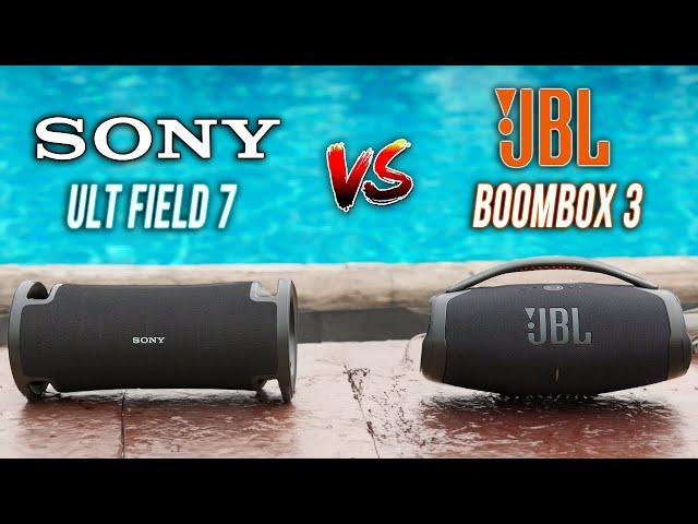 Sony ULT Field 7 VS JBL Boombox 3 | Ultimate Speaker BATTLE!