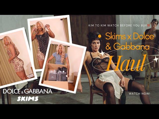 Dolce Gabbana x Skims $2000 Haul | Kim We Need To Talk‼️