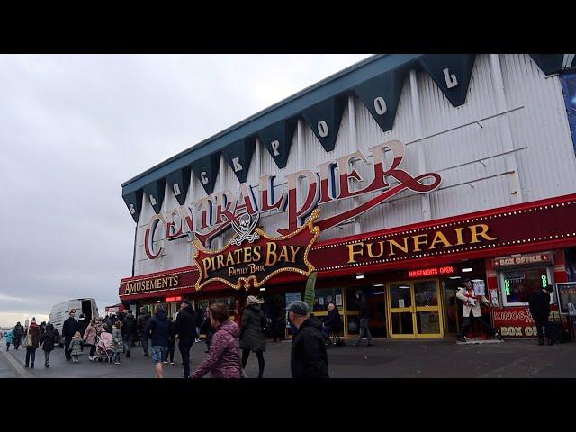 Blackpool Central Pier Attractions Tour | Living in UK | Hannah Edia