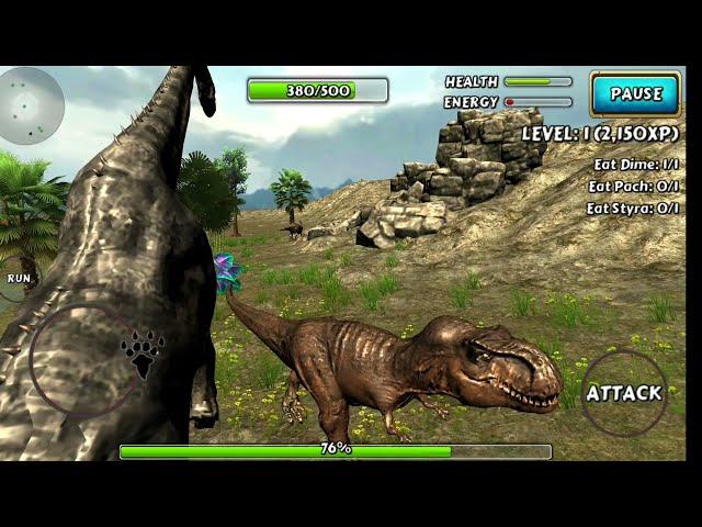 Best Dinomania Games - Dinosaur Simulator-Jurássico Survival Android Gameplay - #dinoworld