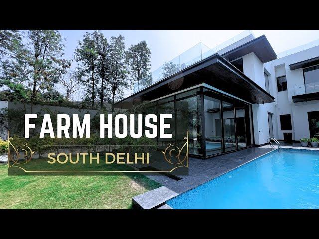 LUXURY FARMHOUSE IN DELHI | 0.5 Acre 2400 Yards Farmhouse in CHHATARPUR, DELHI | Farmhouse with Pool