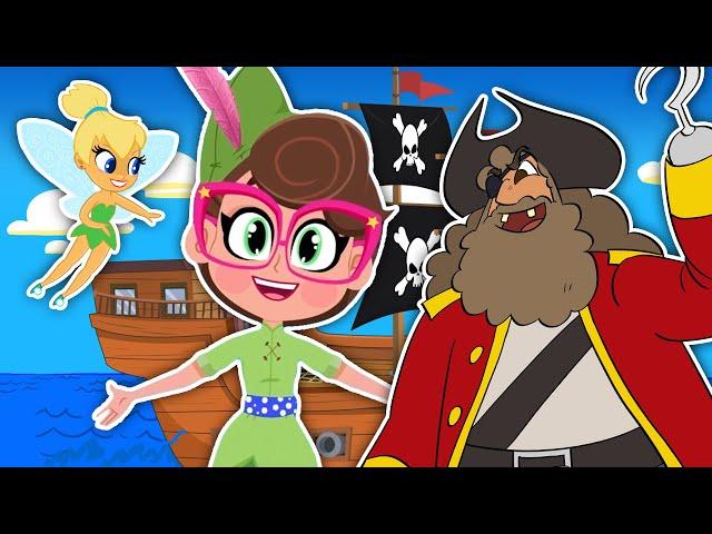 Peter Pan (Ms. Booksy)  NEVERLAND ADVENTURE  Cool School Cartoons for Kids