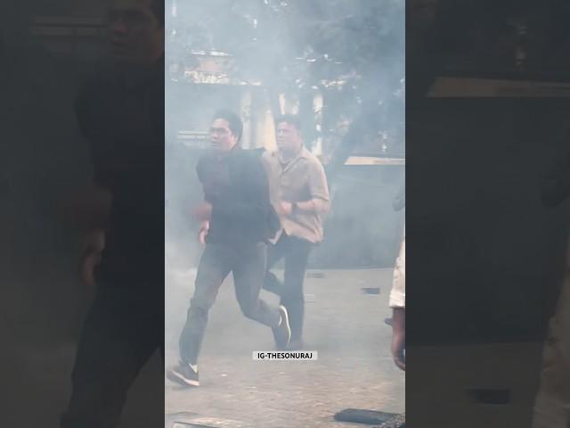 Cid Shooting Behind the scenes,daya & abhijeet,cid new season bts #cid #behindthescene #shortsfeed