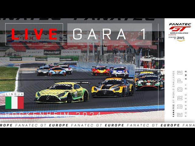 LIVE I Gara 1 I Hockenheim I Fanatec GT Europe  2024 (Italian)